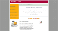 Desktop Screenshot of operationsafe.org