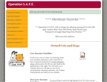 Tablet Screenshot of operationsafe.org